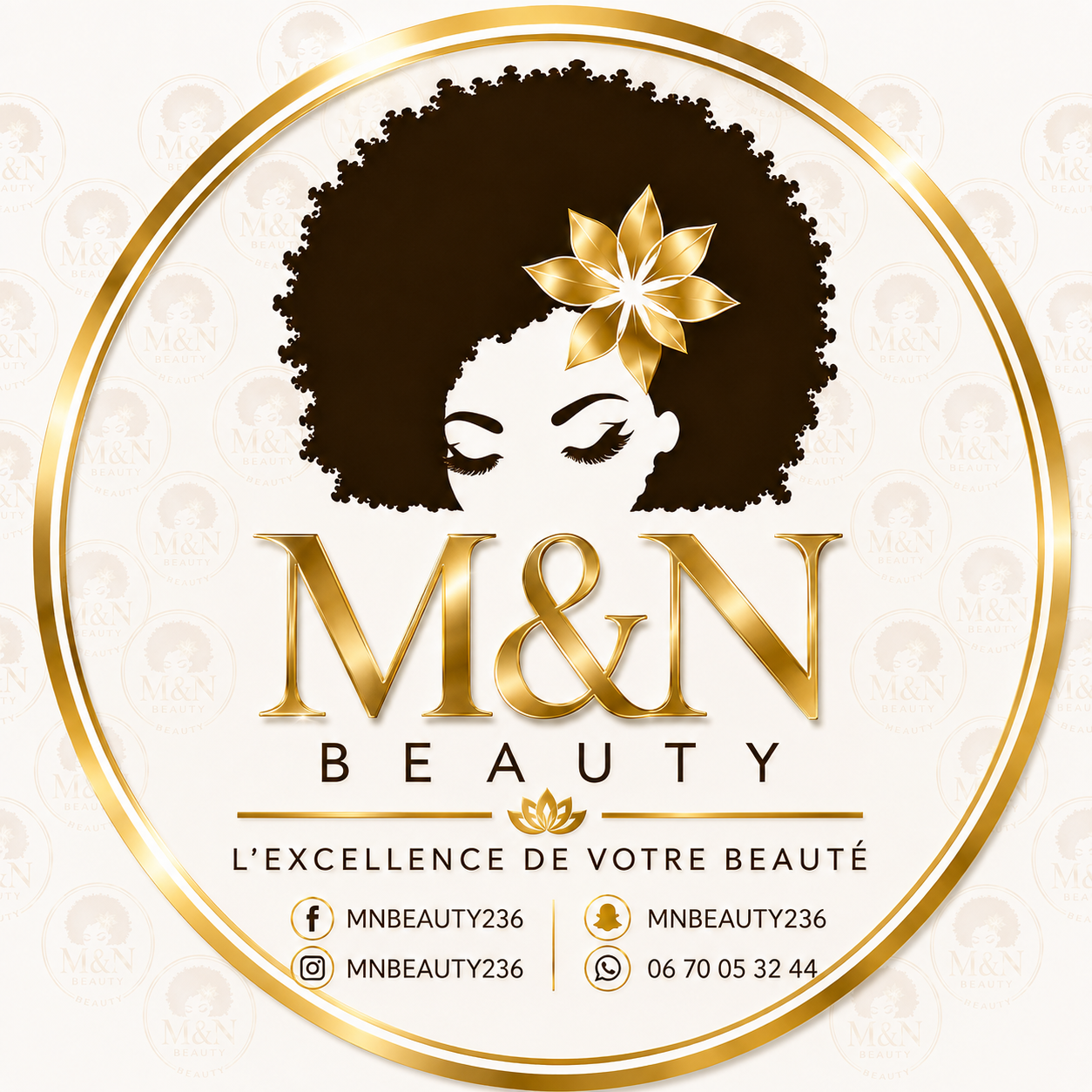Logo officiel de la maison M&N BEAUTY