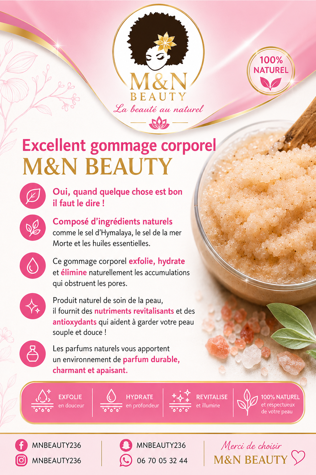 Gommage corps – M&N BEAUTY